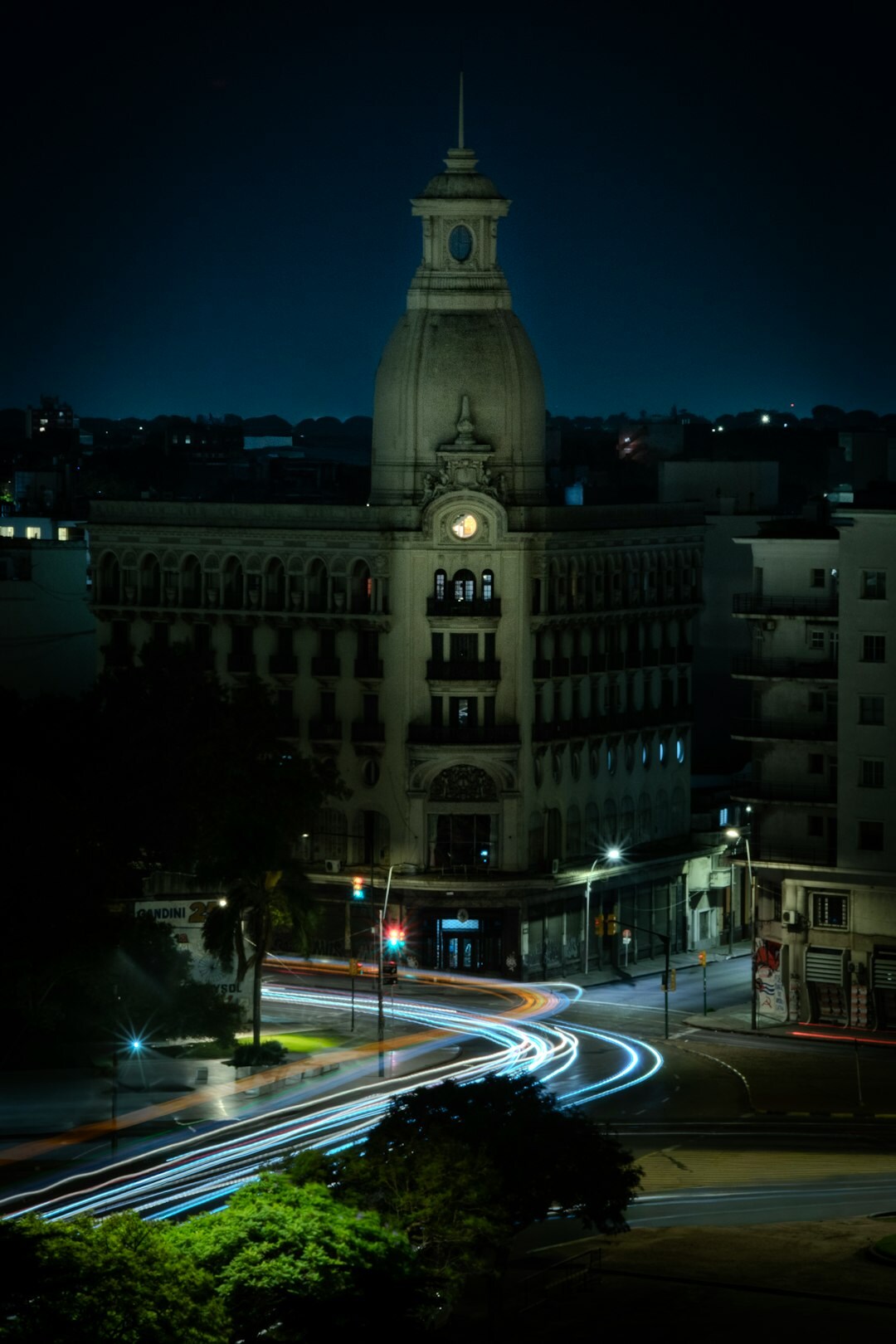 montevideo city night lights